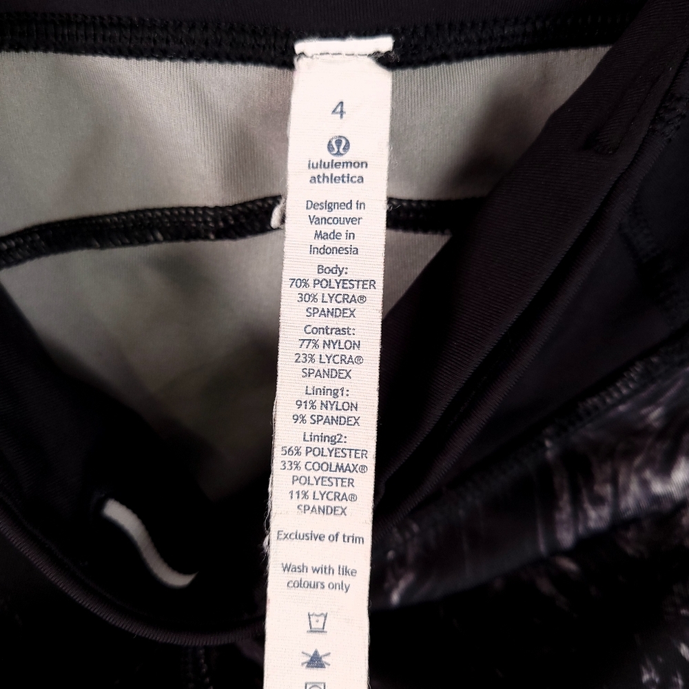 Lululemon Speed Tight II Full-On Luxtreme Arsenal Ambient Grey Black / Black 4 - Picture 4 of 9